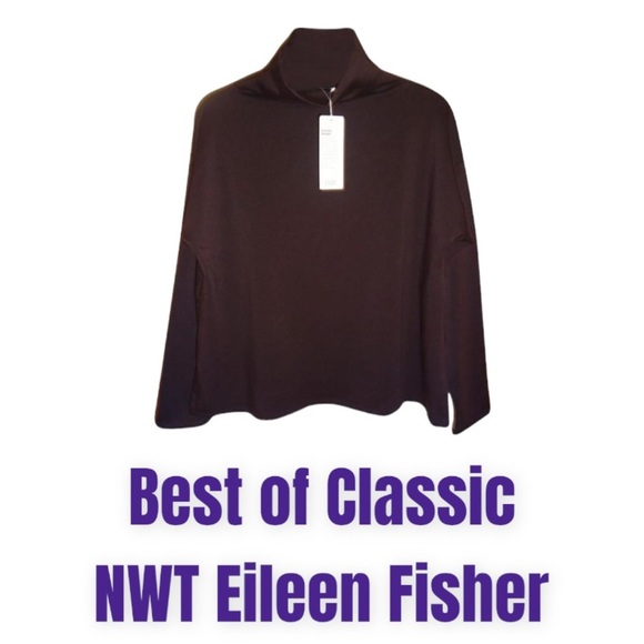 Eileen Fisher Top Funnel Neck